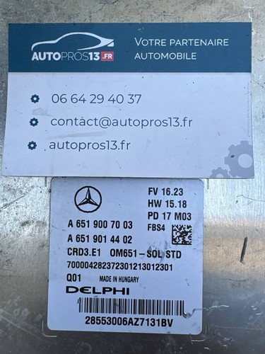Calculateur moteur mercedes - moteur,