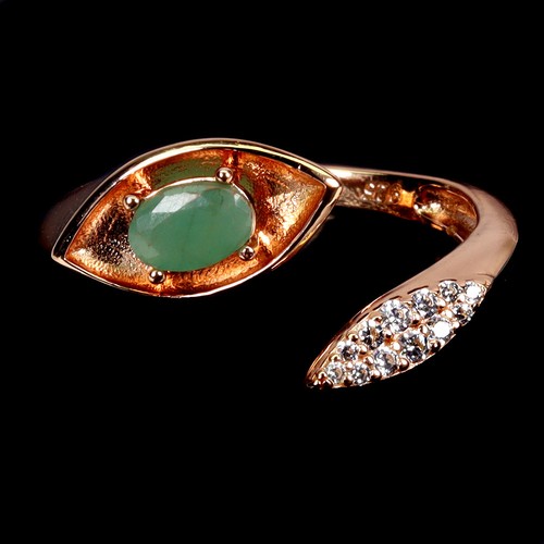 925 bague argent ovale - en,