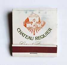 Château Requier Vins Provence Pochette d'Allumettes Pleine SEITA avant 1985