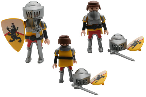 Playmobil rare chevalier - chevalier, lion