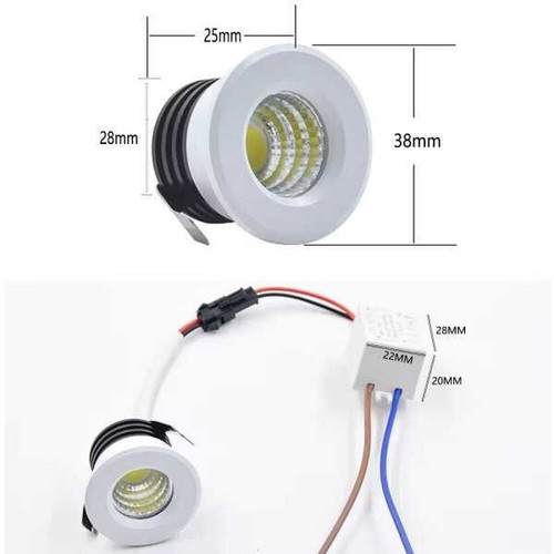 Mini spot encastrable lumineux - mini,