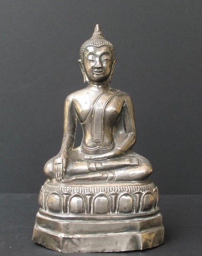 Antique bouddha argent - bouddha,