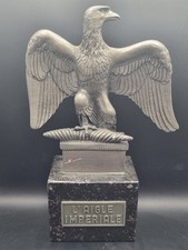 Aigle Impériale Etain Socle