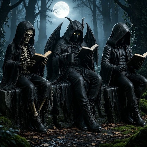 Figurines fantaisie noire - , en
