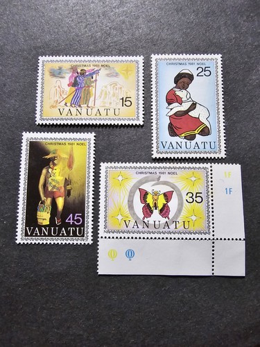 Timbre vanuatu noël tableaux - vanuatu,