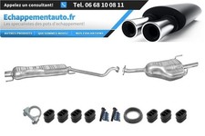 Échappement Opel Astra G 1.8/2.0 Kombi tube + silencieux 24423017 5852064