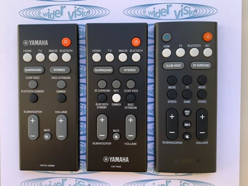 Yamaha sound bar remote - sound,