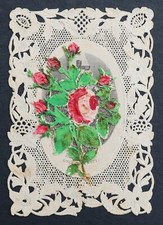 Canivet 19th Chasteté image Pieuse dentelle Holy Card 5