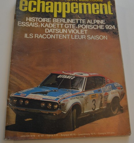 Revue echappement 87 - revue, n°