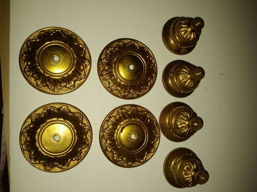 Antique bronze lamp parts - , 4