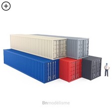 HO Conteneur 40 Pieds 1/87 H0