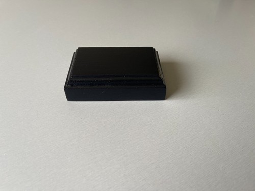 Socle bois peint noir - en,