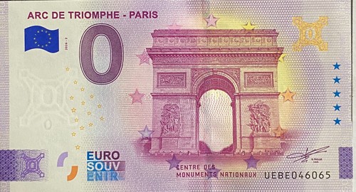 Billet euro arc triomphe - de,