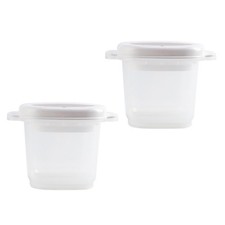  2pcs Cas de riz cuit à la