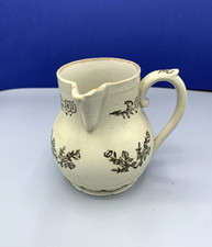 Pichet ancien décor brun