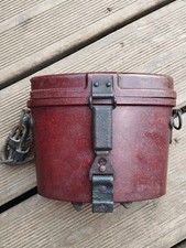 Étui Jumelles Dienstglas Allemand Bakélite Marron Date 44 6x30 Cassé 