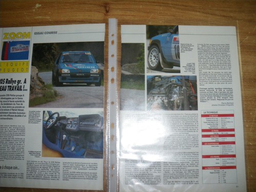 Essai course peugeot 205 - essai,