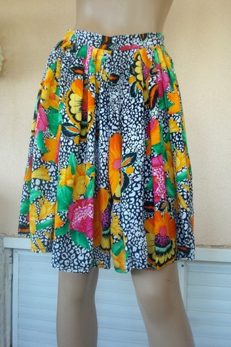 Jupe culotte fluide - jupe, imprime