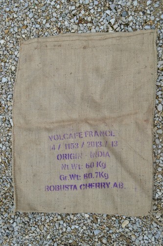 Sac café toile de jute - café, en