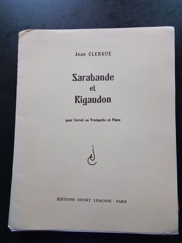 Partition jean clergue - partition-, clergue-