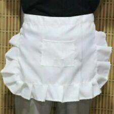 Femme Tablier Demi Taille Soubrette Costume Café Barre Serveuse Uniformes Rétro