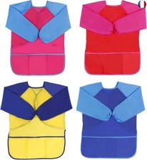 Blouse Peinture Enfant Imperméable Tablier de Peinture 3-7 ans Tablier Manches 