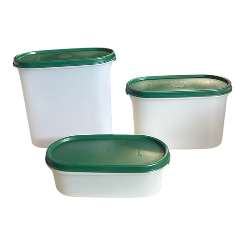 Vintage tupperware green - vintage,