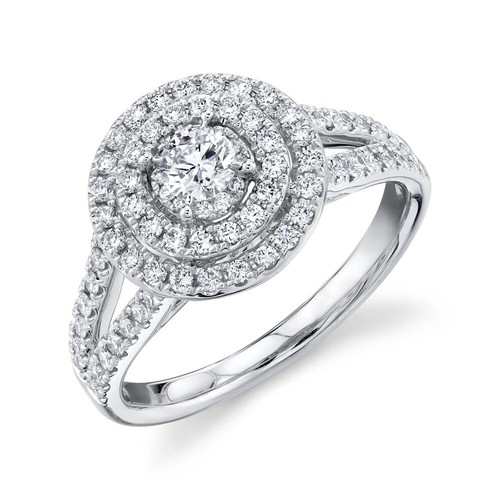 14k blanc fiançailles - blanc,
