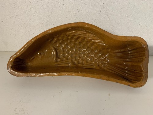 Superbe ancien moule poisson - ancien,