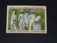 CHROMO CHOCOLAT PUPIER ASIE