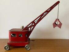 ANCIEN JOUET EN TÔLE DE MARQUE CHARLES ROLLET GRUE 