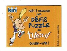 KIRI défis puzzle de TITEUF Zep Glénat