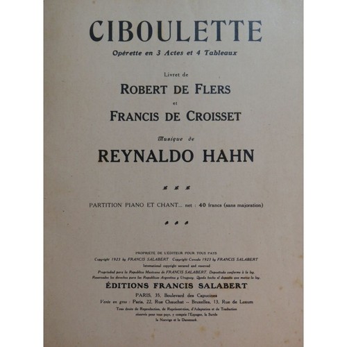 Hahn reynaldo ciboulette - hahn,