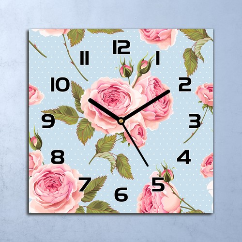 Horloge murale design verre - murale, en