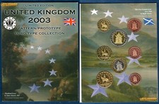 Médaille United Kingdom 2003 Ecosse Euro Collection Essai Prueba Trial Probe INA
