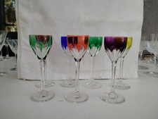 7 verre à liqueurs en cristal