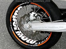 Sticker Jante Supermoto KTM