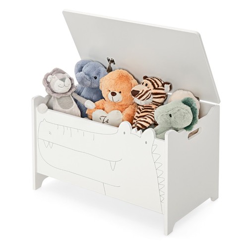 Coffre jouets bois avec - bois,