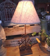 LAMPE DE MAISON DE CAMPAGNE LAMPE DE TABLE STYLE CAMPAGNARD LAMPE DE TABLE EN...
