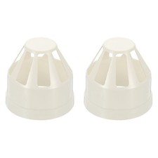 2 Pcs Bouchon PVC pour tuyau