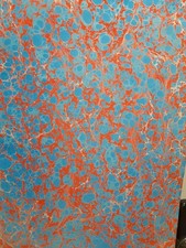 Papier marbré à la cuve de