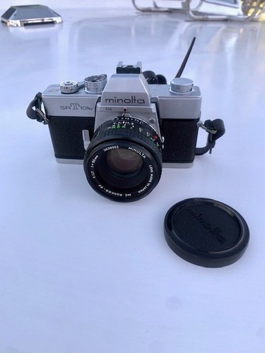 Minolta srt 101b chromé - minolta,