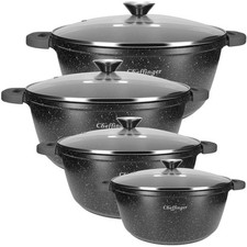 Lot de 4 Marmites, Revêtement