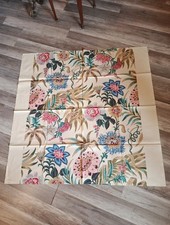 Coupon Tissu D'éditeur Coton Style Indienne XVIIIe 100 x 100 cm 