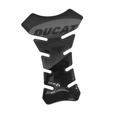 MF1616 Autocollant De Protection De Réservoir Noir Logo DUCATI Gris 19 X 13 Cm