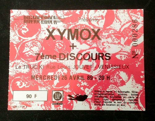 Ticket billet place concert - billet,