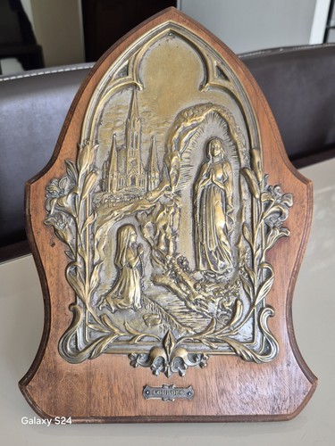Ancien bas relief religieux - bas,