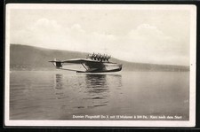 AK Dornier Avion Flottant Do X