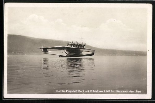 Dornier avion flottant - ak,