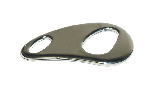Argent courbé double curseur - double,